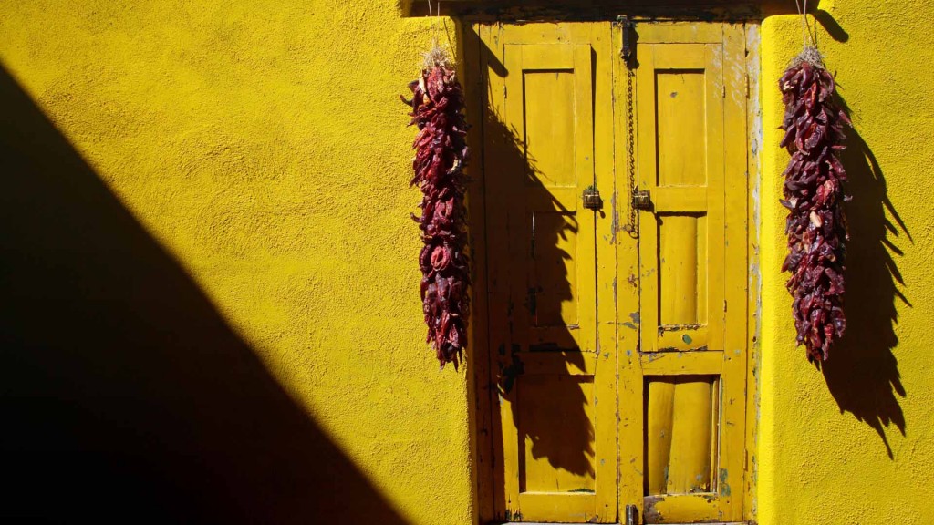 Doorway & Pepper Ristra, Tucson, Arizona